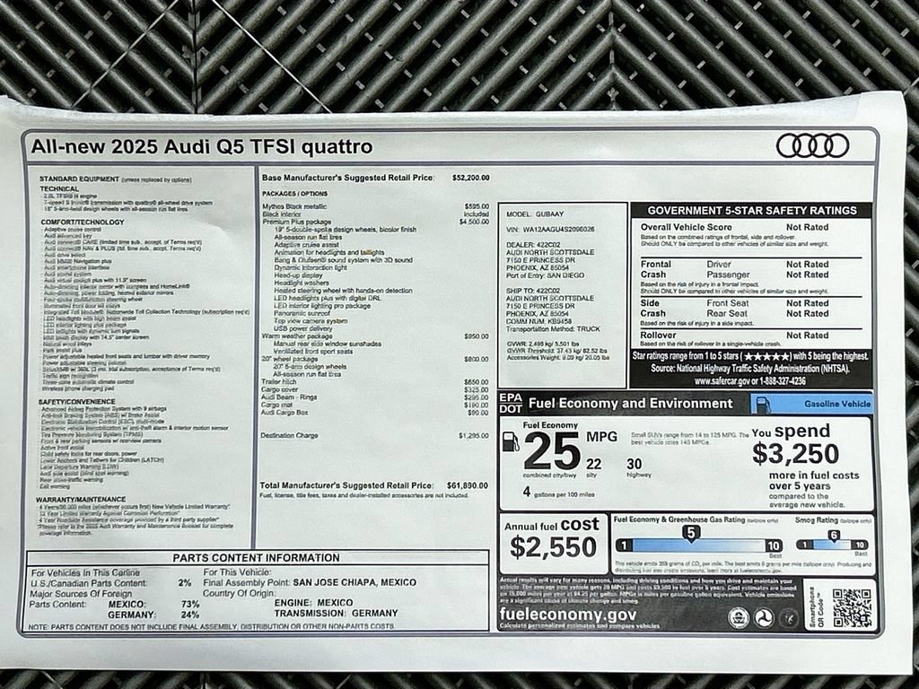 Used 2025 Audi Q5 Premium Plus AWD/4WD image 36