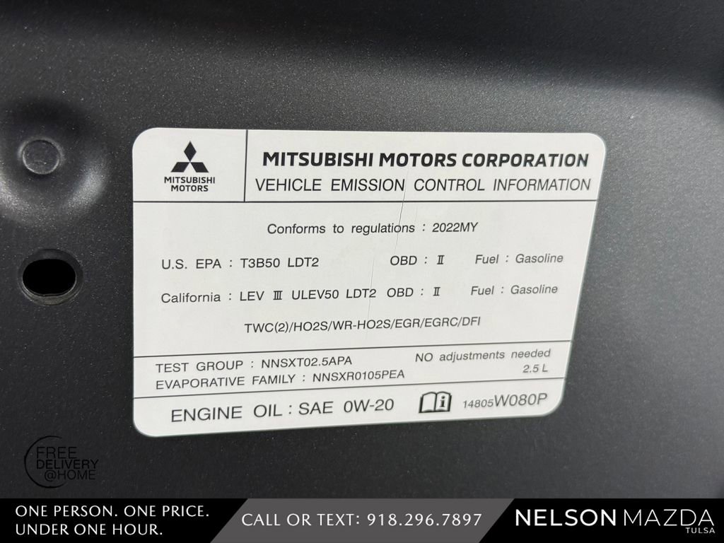 Used 2022 Mitsubishi Outlander SEL AWD/4WD image 59