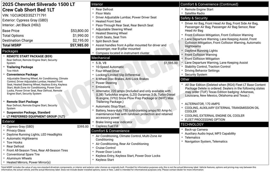 Used 2025 Chevrolet Silverado 1500 LT AWD/4WD image 5