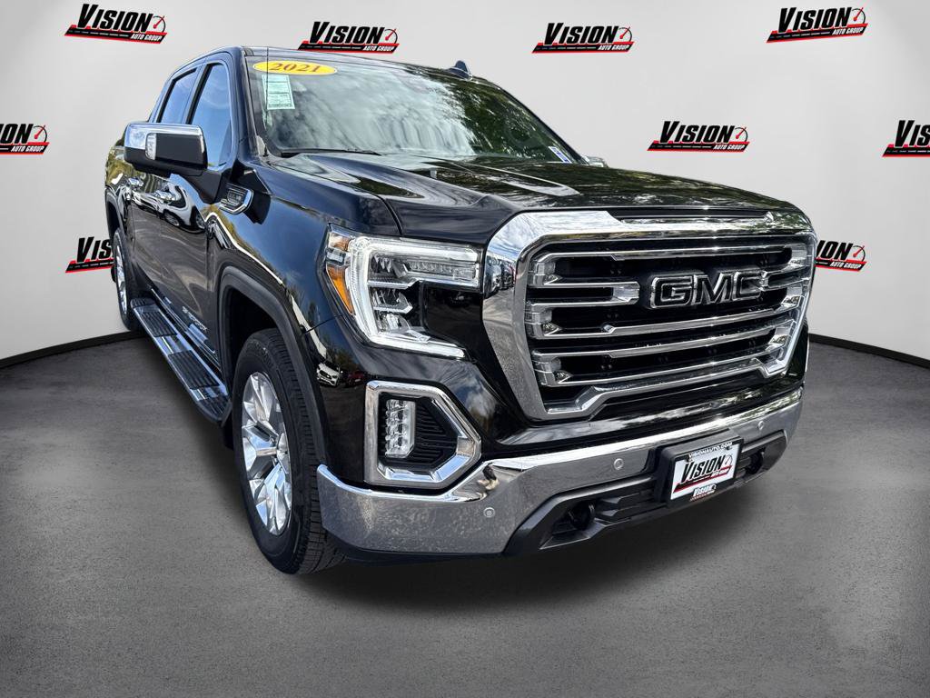 Used 2021 GMC Sierra 1500 SLT w/ SLT Premium Plus Package AWD/4WD image 3