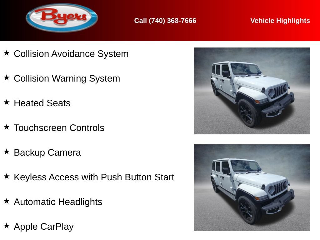 Used 2025 Jeep Wrangler Unlimited Sahara AWD/4WD image 10