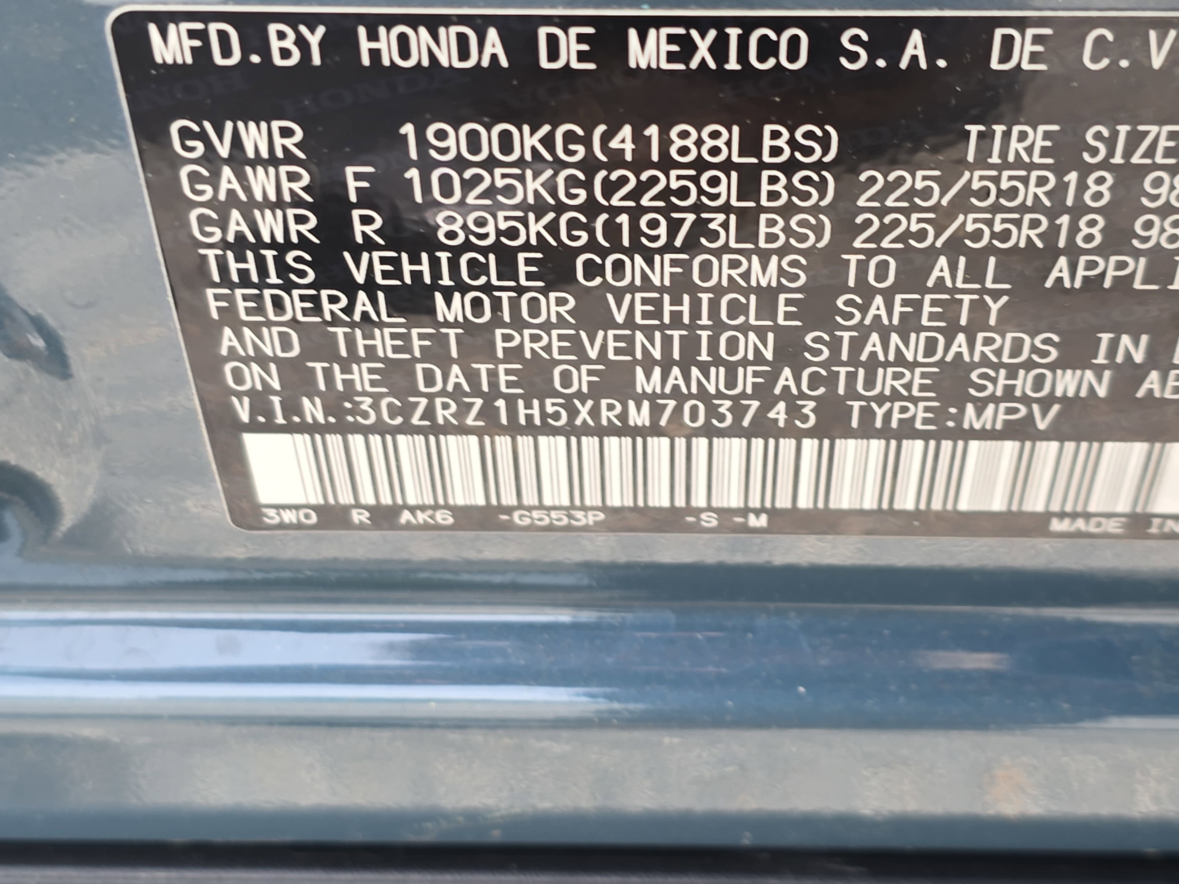 Used 2024 Honda HR-V Sport image 29