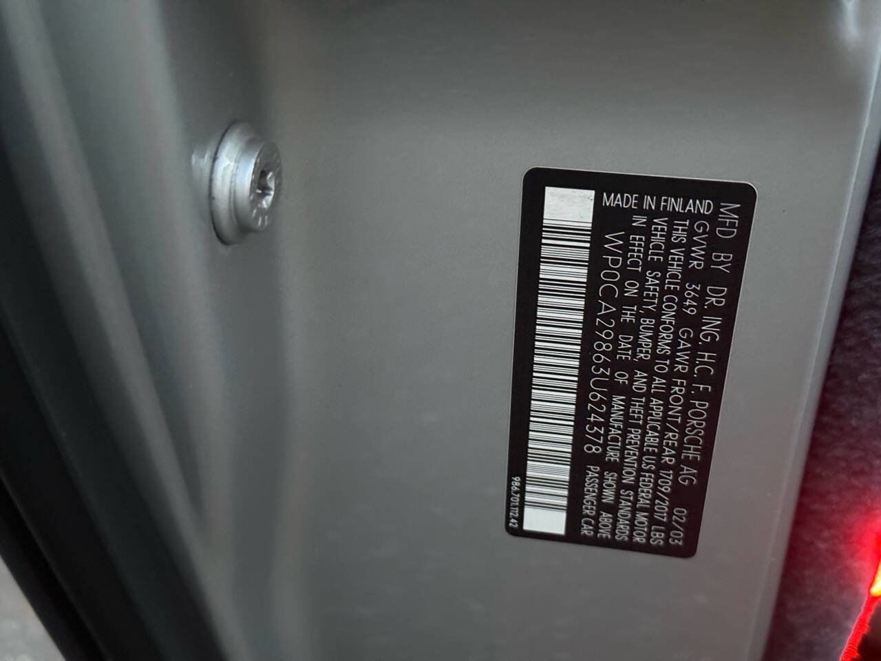 Used 2003 Porsche Boxster image 13