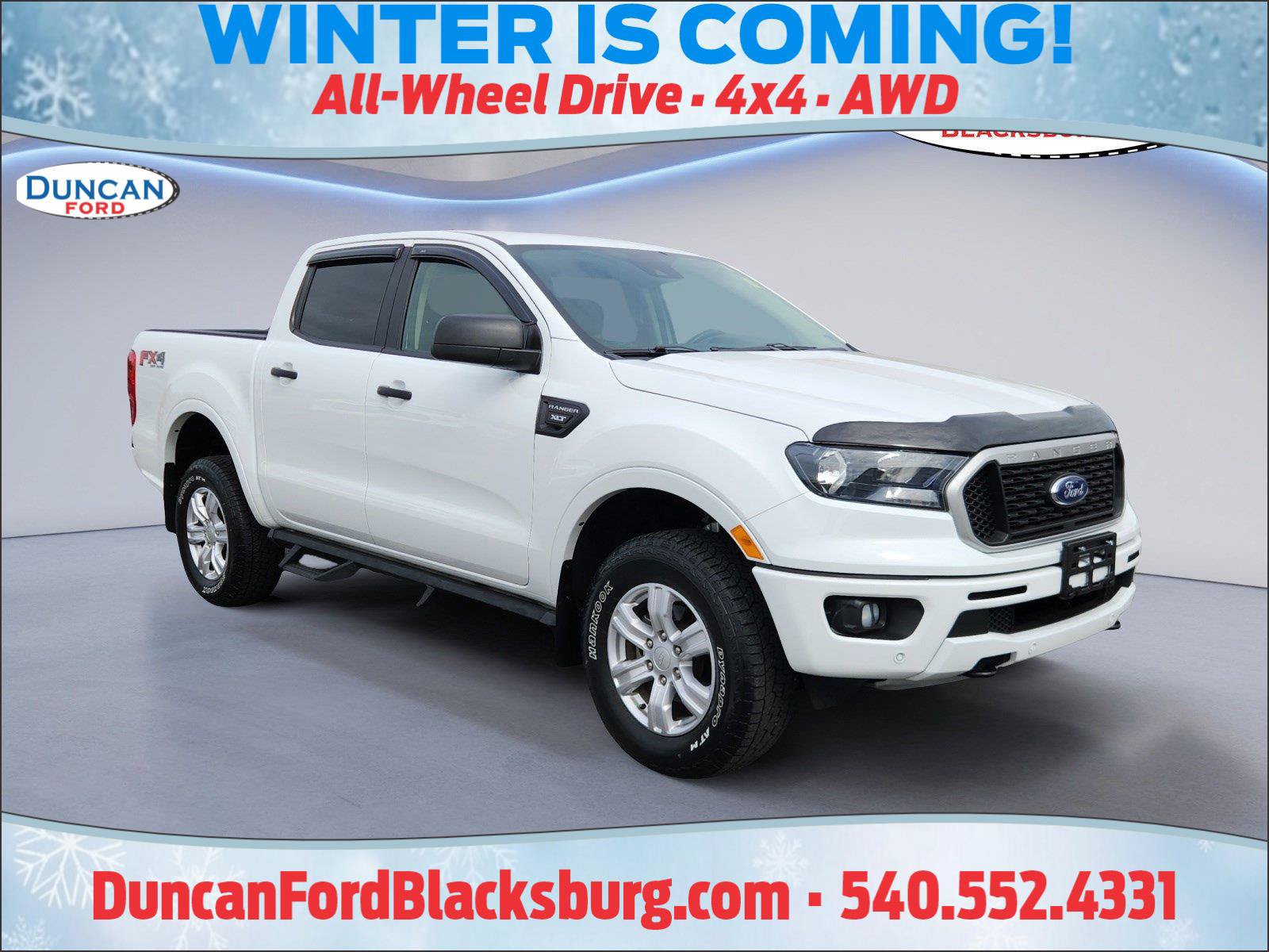 Used 2019 Ford Ranger XLT w/ FX4 Off-Road Package AWD/4WD image 1
