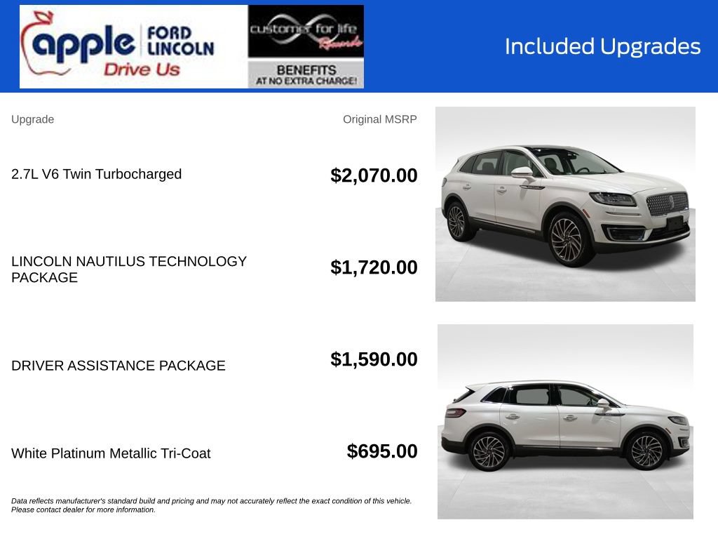 Used 2019 Lincoln Nautilus Reserve AWD/4WD image 4