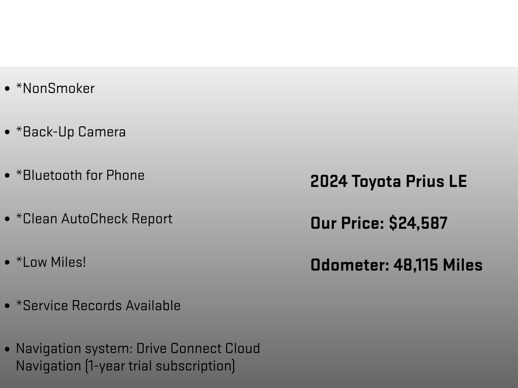 Used 2024 Toyota Prius LE image 6