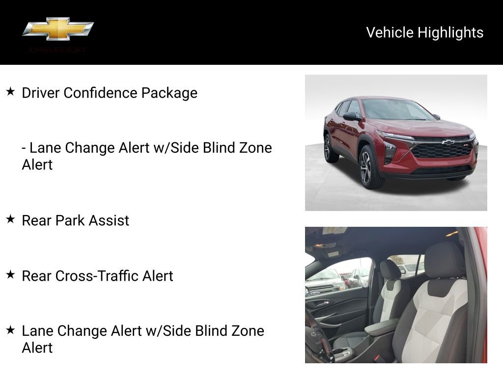 Certified 2024 Chevrolet Trax RS w/ Driver Confidence Package FWD image 20