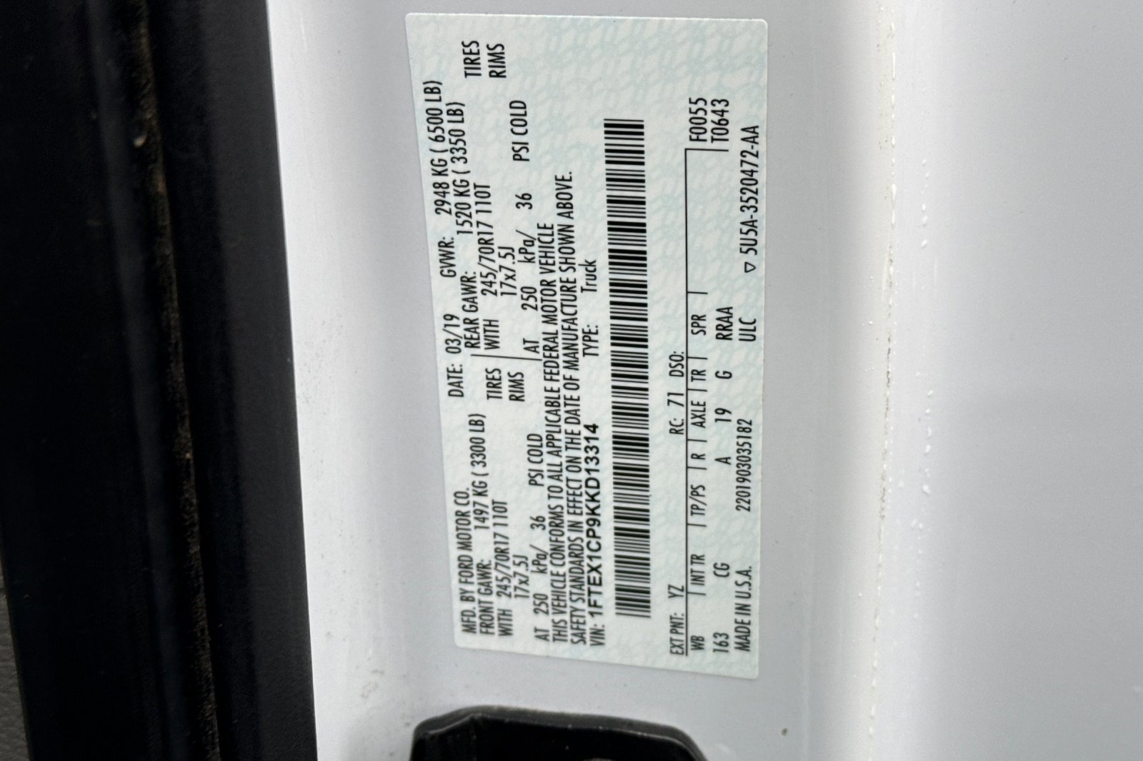 Used 2019 Ford F150 XL w/ Equipment Group 101A Mid image 33