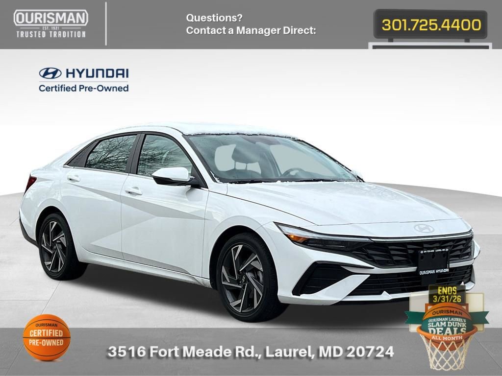 Certified 2025 Hyundai Elantra Limited