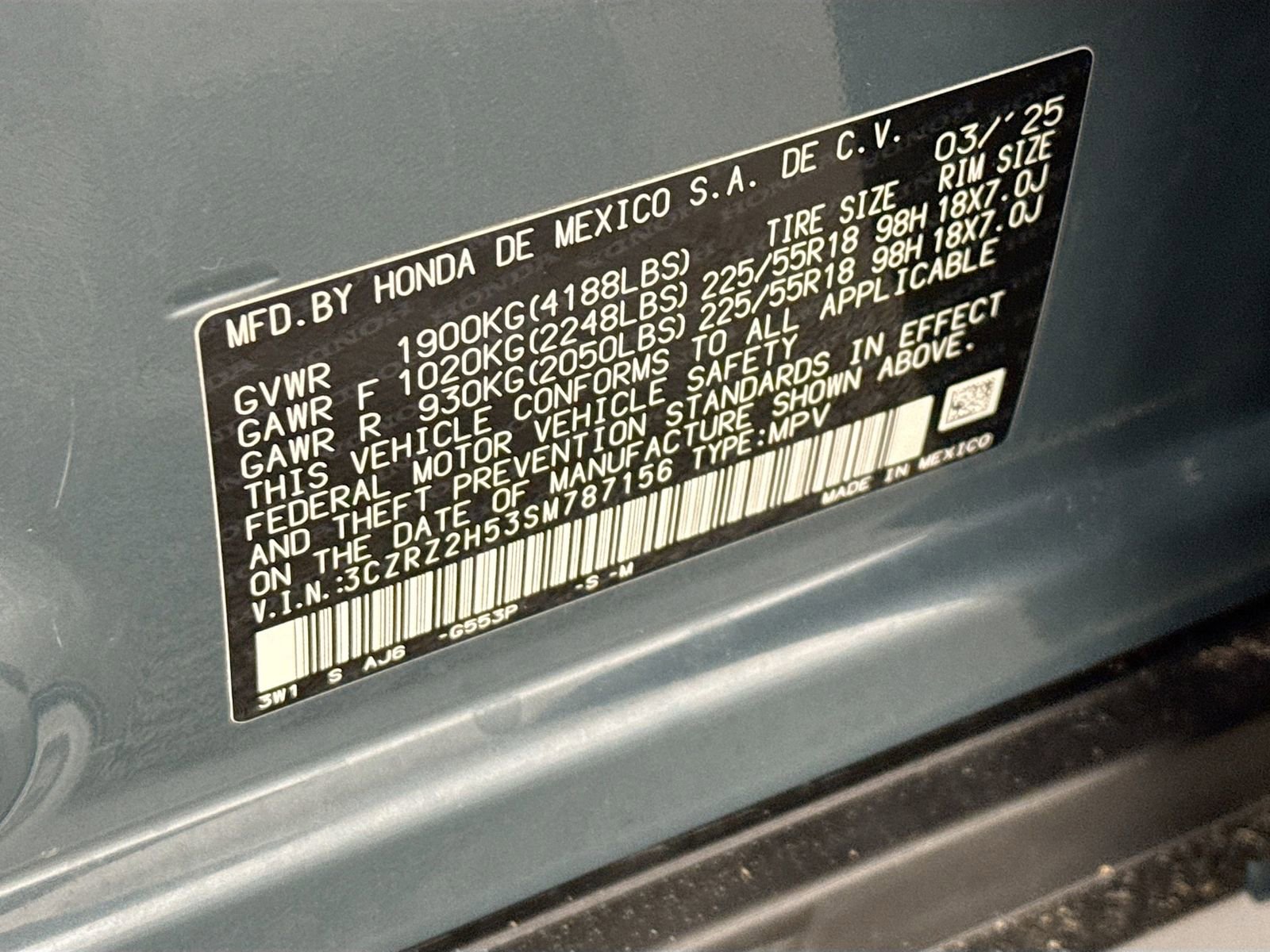 Used 2025 Honda HR-V Sport image 24