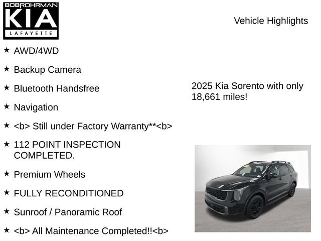 Used 2025 Kia Sorento SX Prestige AWD/4WD image 7