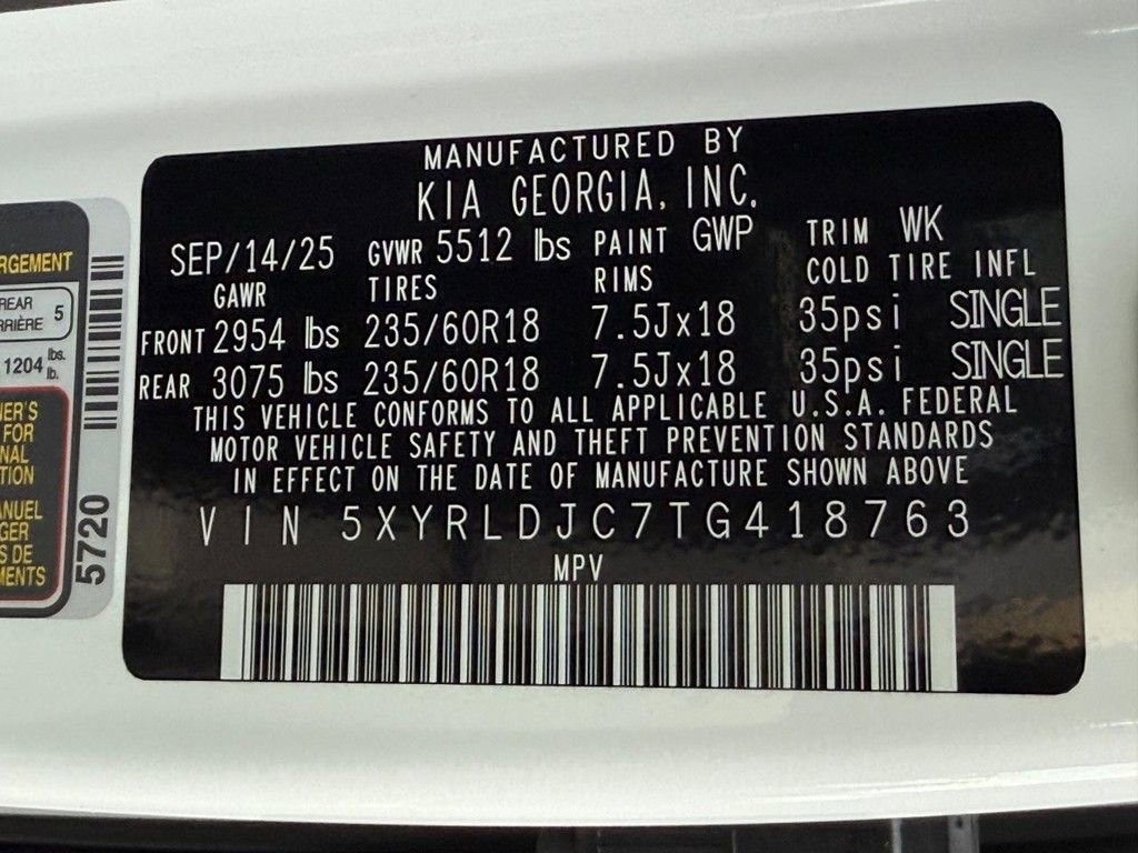 New 2026 Kia Sorento S AWD/4WD image 24