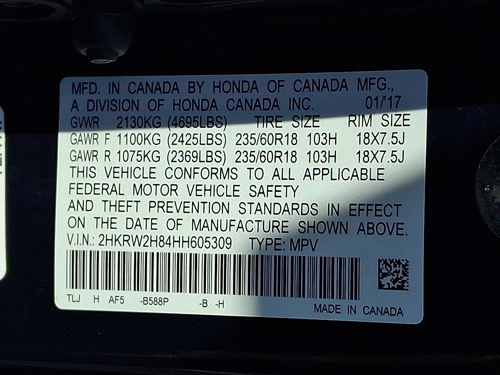 Used 2017 Honda CR-V EX-L image 29