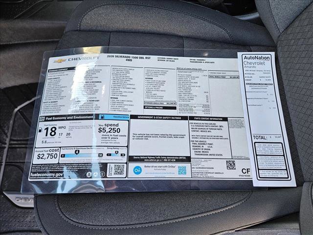 New 2026 Chevrolet Silverado 1500 RST w/ RST Select Package image 19