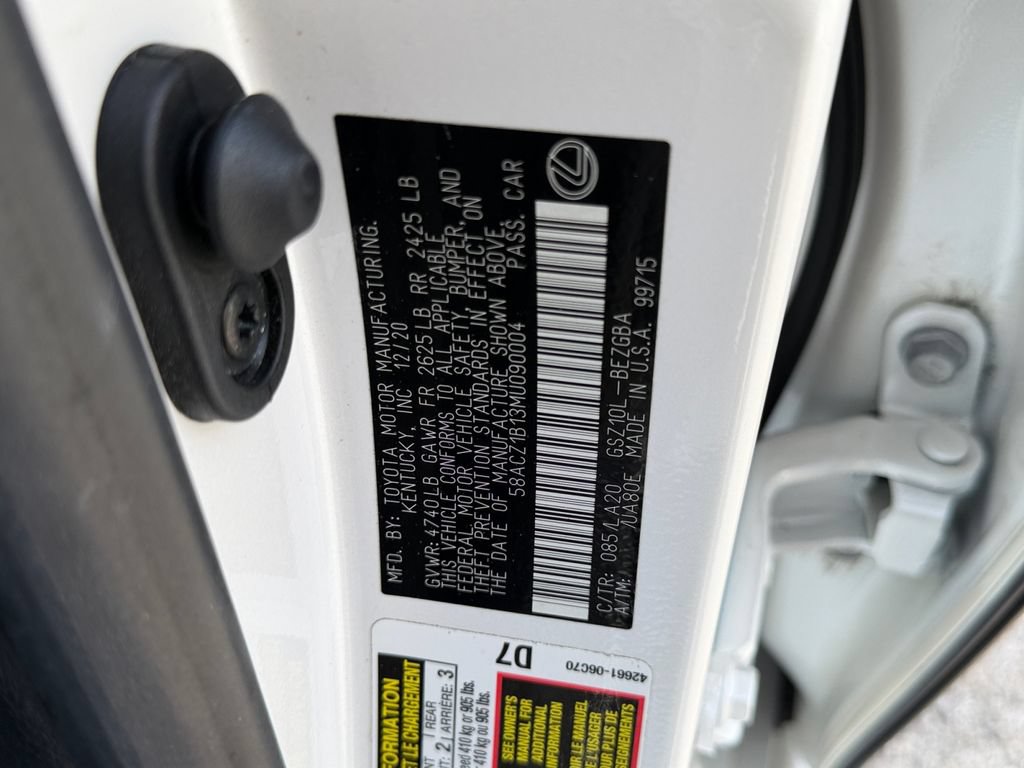 Used 2021 Lexus ES 350 w/ Accessory Package 2 FWD image 27