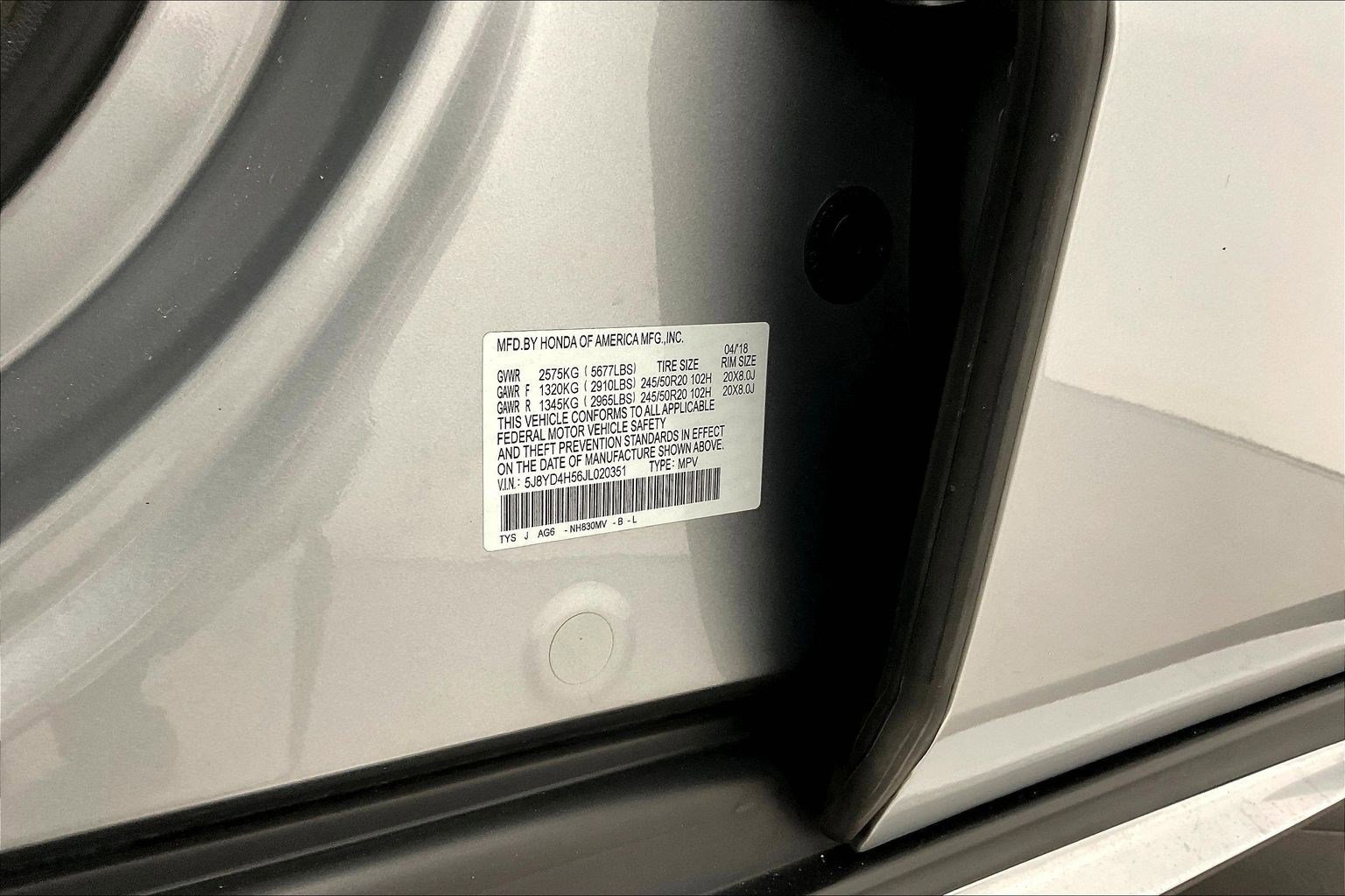 Used 2018 Acura MDX SH-AWD w/ Technology Package image 19