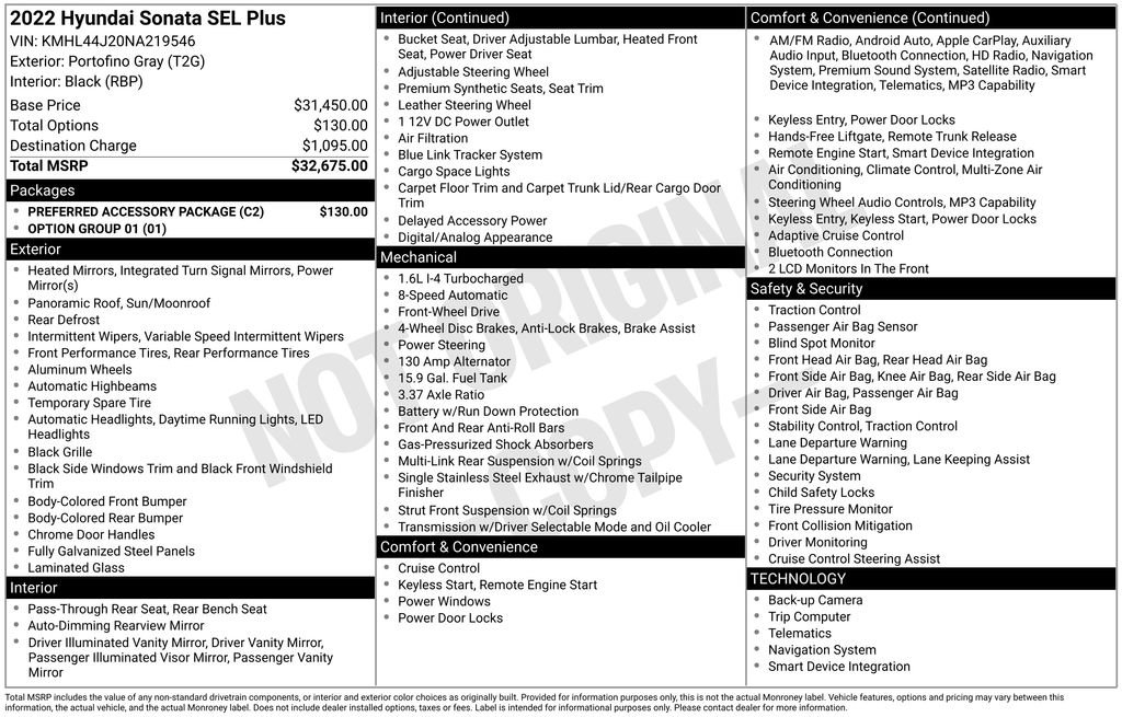 Used 2022 Hyundai Sonata SEL Plus w/ Preferred Accessory Package FWD video 2
