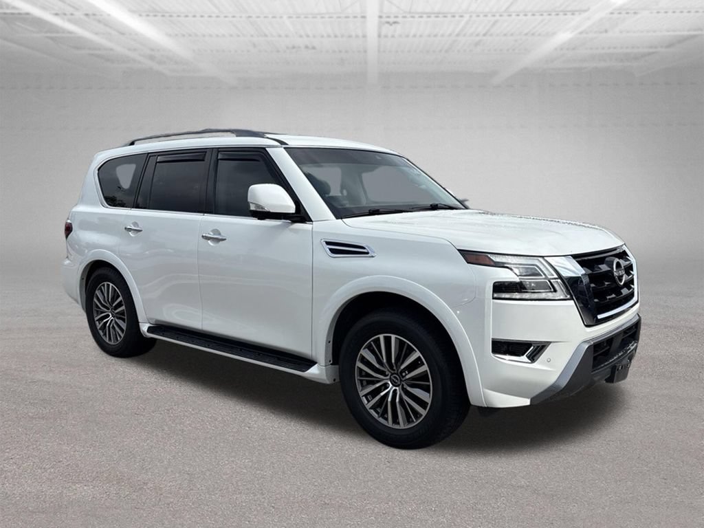 Used 2023 Nissan Armada SL w/ Captain's Chairs Package RWD image 2