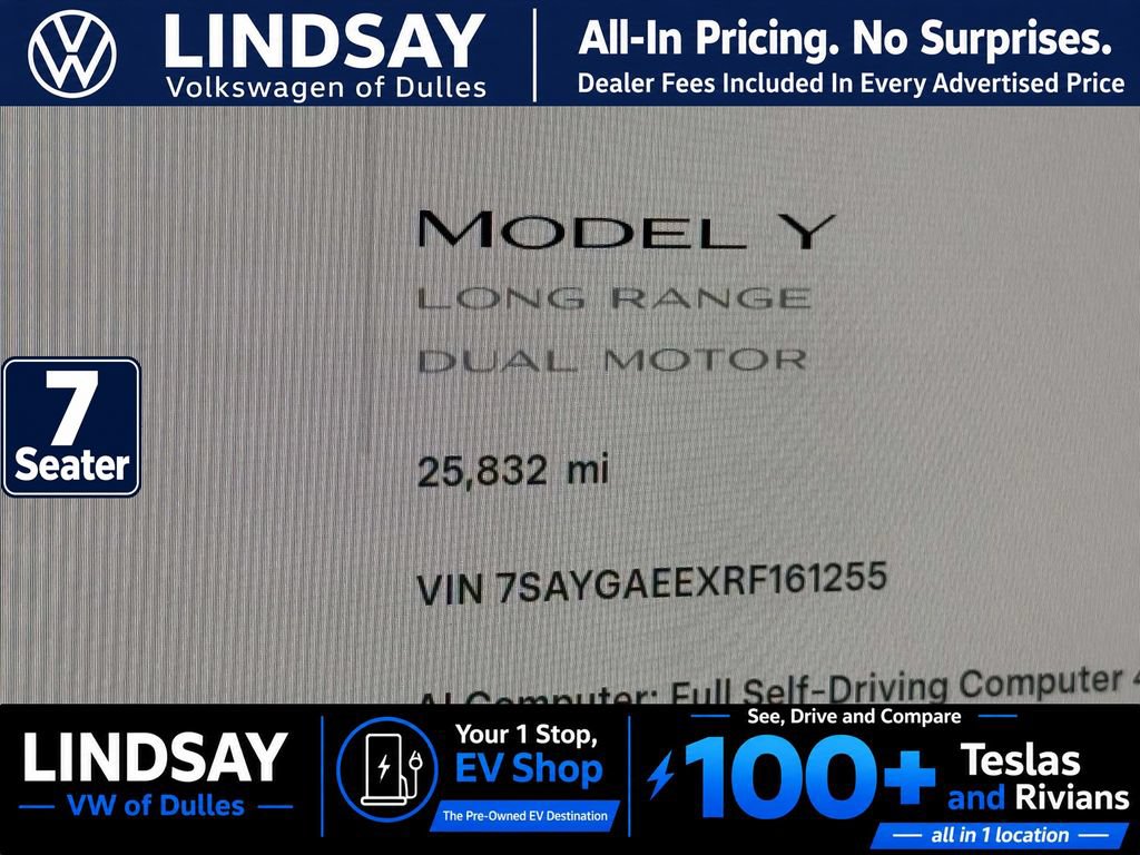 Used 2024 Tesla Model Y Long Range AWD/4WD image 29