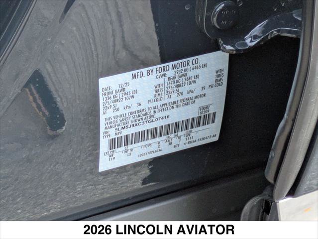 New 2026 Lincoln Aviator Black Label w/ Dynamic Handling Package AWD/4WD image 15