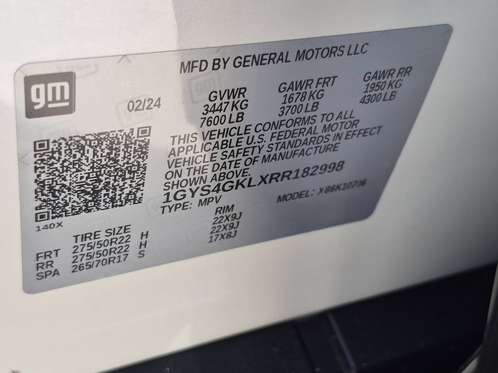 Certified 2024 Cadillac Escalade Sport Platinum w/ LPO, Floor Liner Package AWD/4WD image 27