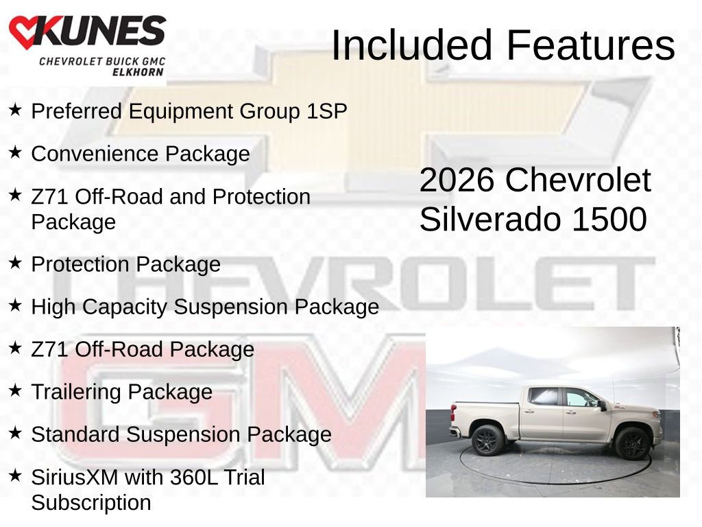 New 2026 Chevrolet Silverado 1500 RST AWD/4WD image 2