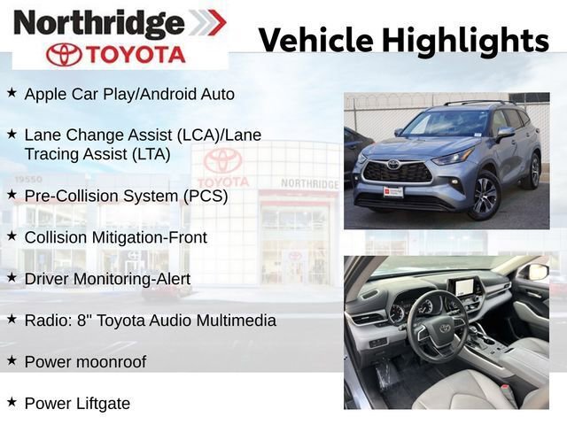 Certified 2024 Toyota Highlander XLE image 2