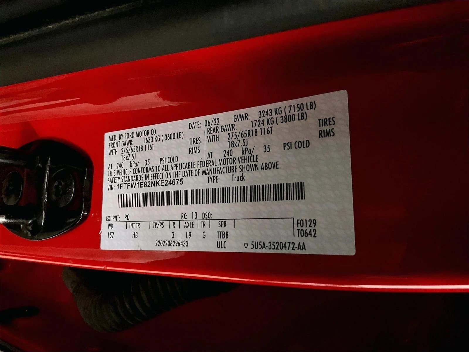 Used 2022 Ford F150 Lariat w/ Equipment Group 502A High AWD/4WD image 35