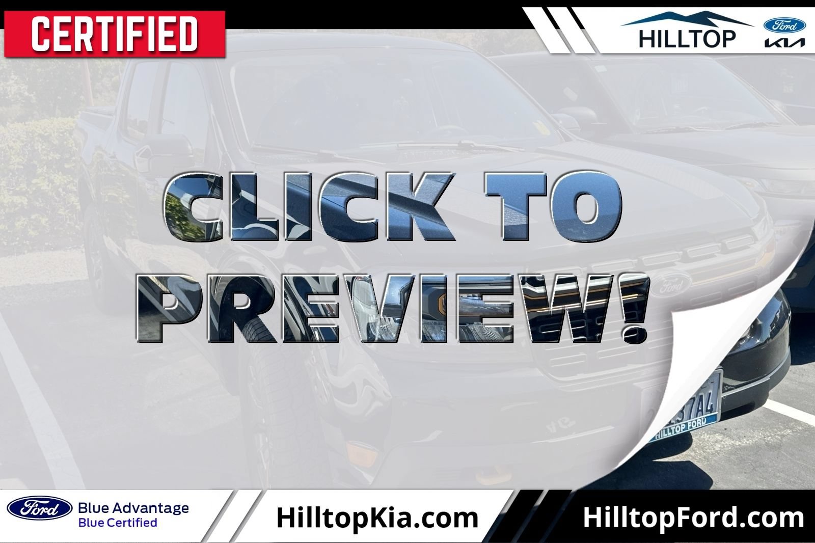 Certified 2024 Ford Maverick Tremor w/ Tremor Off-Road Package