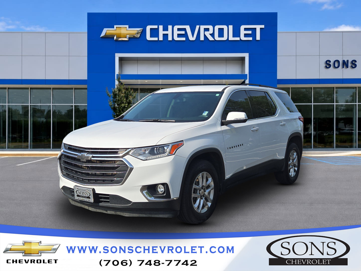 Used 2021 Chevrolet Traverse LT