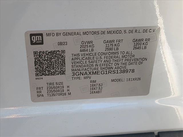Used 2024 Chevrolet Equinox RS w/ RS Leather Package FWD image 26