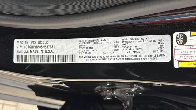 Used 2025 RAM 1500 Laramie w/ Sport Appearance Package AWD/4WD image 39
