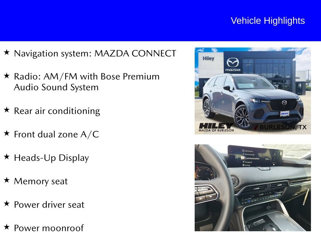 New 2026 MAZDA CX-70 3.3 Turbo S w/ Premium Package AWD/4WD image 9