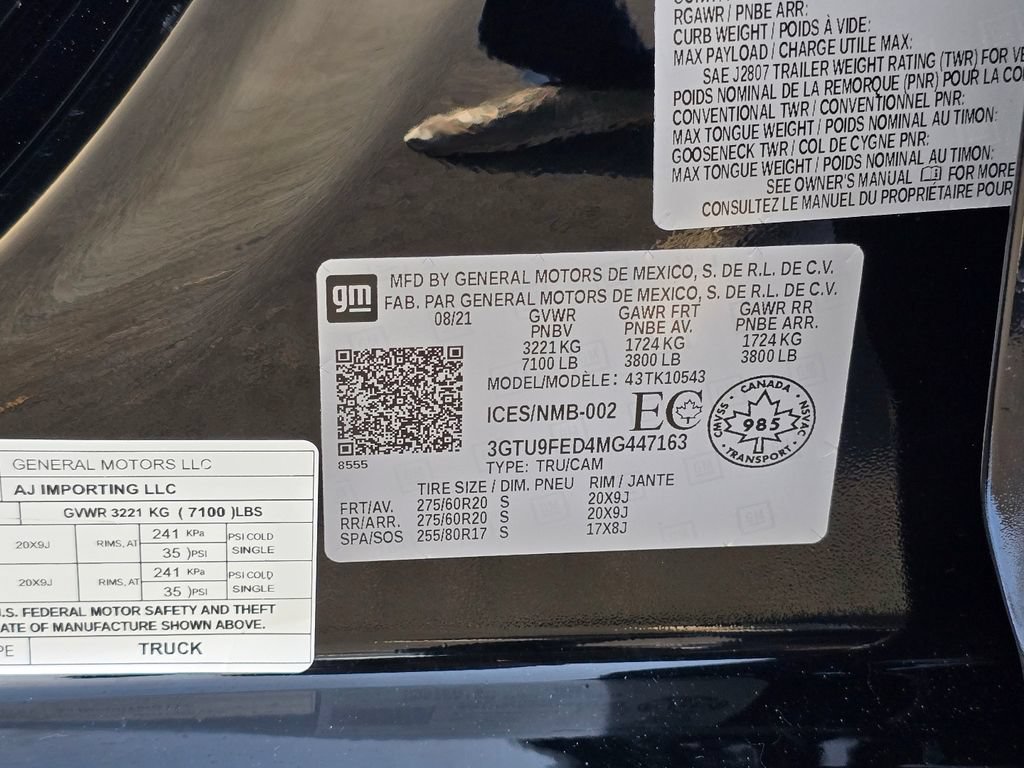 Used 2021 GMC Sierra 1500 Denali w/ Driver Alert Package II AWD/4WD image 37