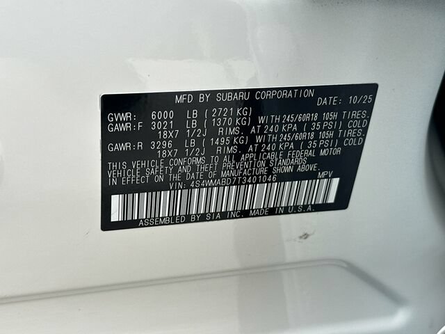 Certified 2026 Subaru Ascent Premium AWD/4WD image 36
