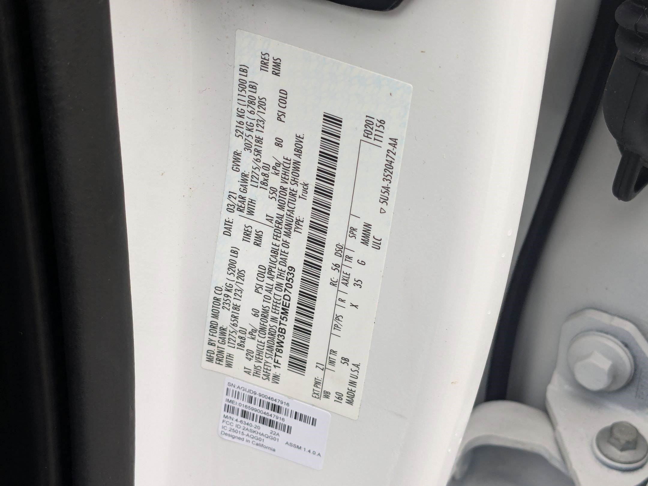 Used 2021 Ford F350 Lariat w/ Lariat Value Package image 32