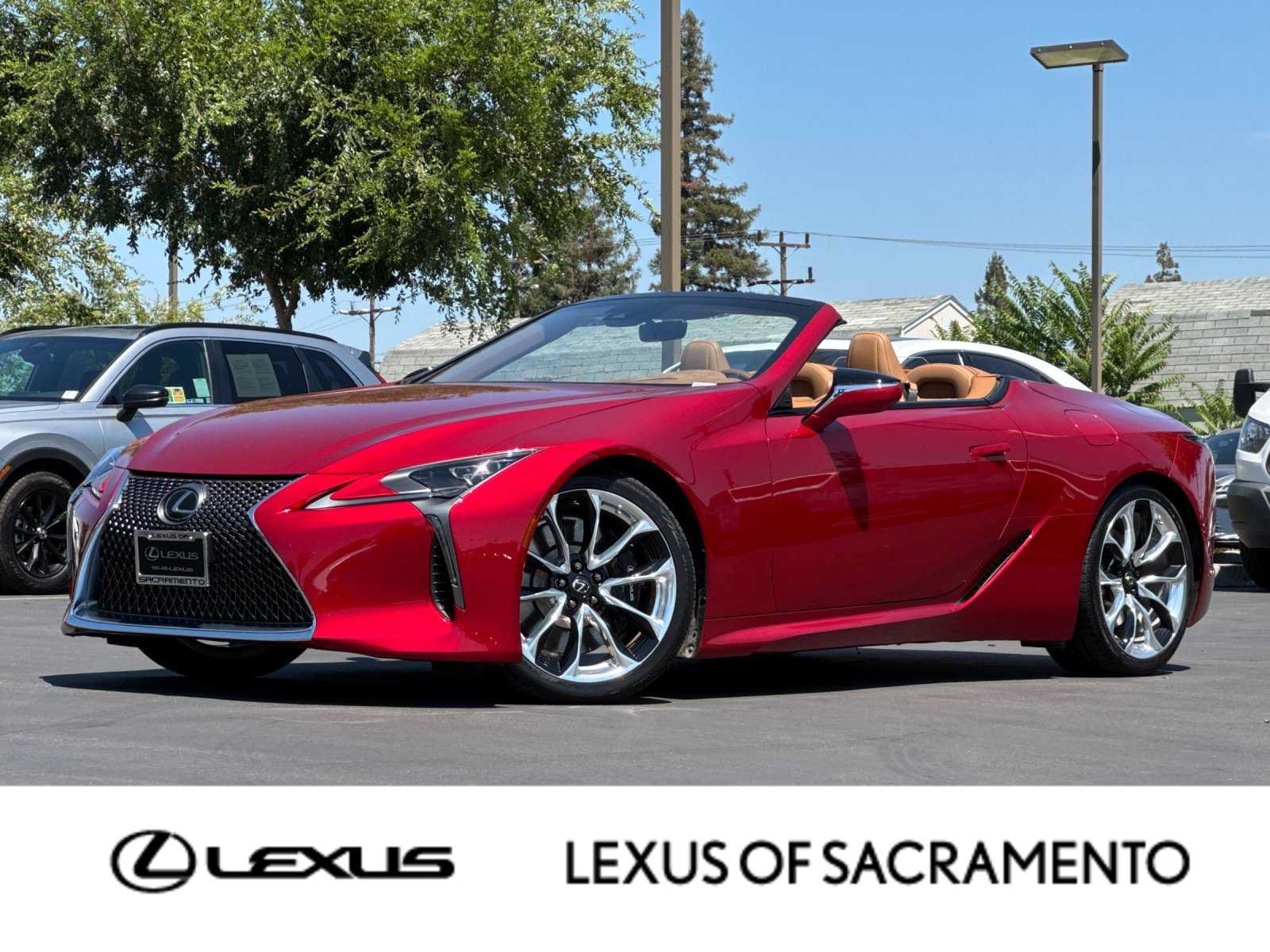 Certified 2021 Lexus LC 500 Convertible w/ Touring Package RWD image 1