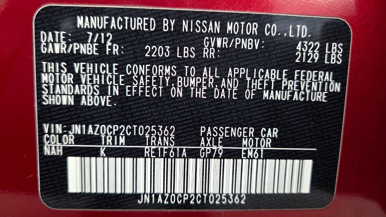 Used 2012 Nissan Leaf SV image 18
