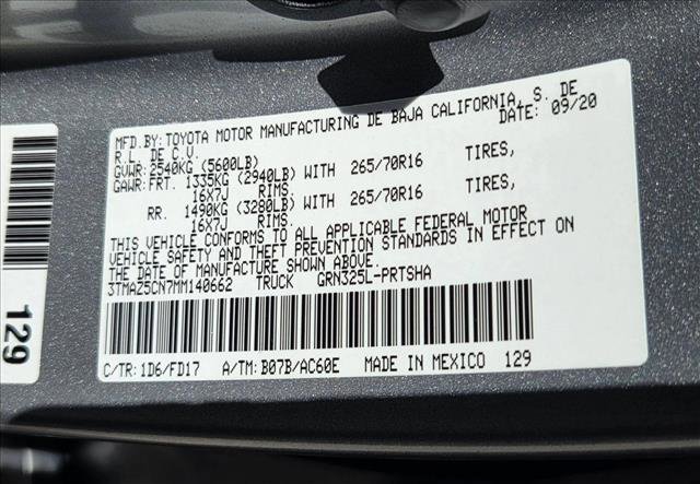 Certified 2021 Toyota Tacoma TRD Off-Road image 23