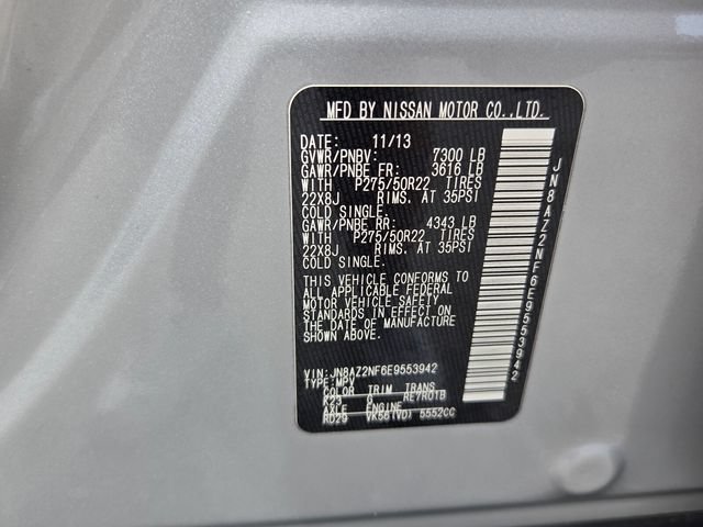 Used 2014 INFINITI QX80 2WD w/ Deluxe Touring Package image 19