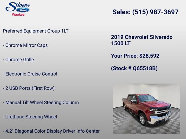 Used 2019 Chevrolet Silverado 1500 LT w/ All-Star Edition AWD/4WD image 22