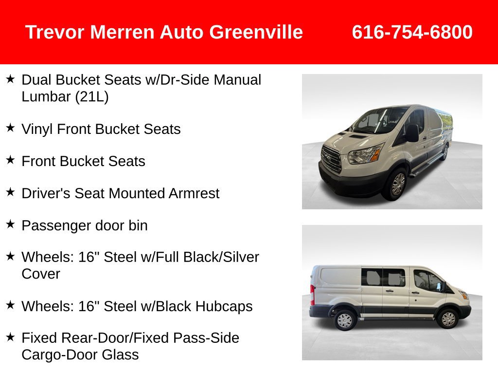 Used 2016 Ford Transit 250 130 Low Roof w/ Exterior Upgrade Package RWD image 38