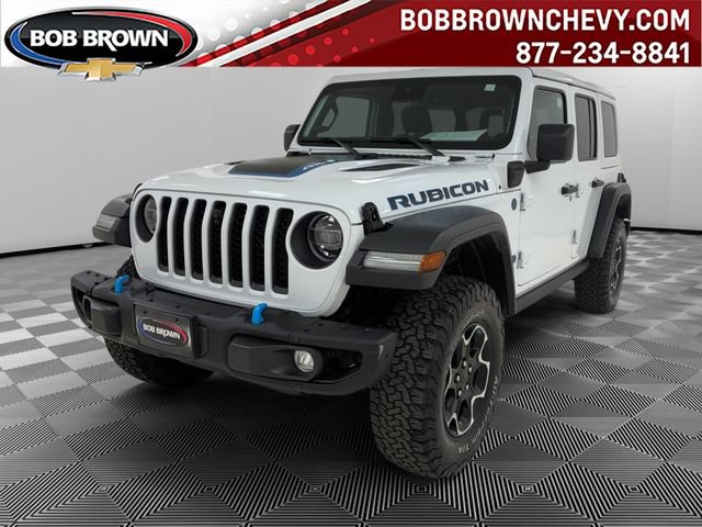 Used 2022 Jeep Wrangler Unlimited Rubicon 4xe w/ Steel Bumper Group AWD/4WD image 1