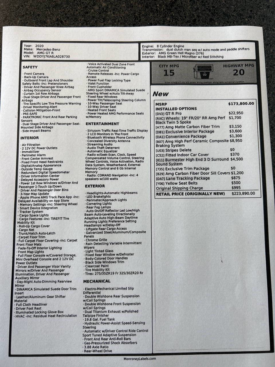 Used 2020 Mercedes-Benz AMG GT R image 49