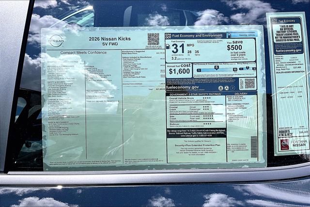 New 2026 Nissan Kicks SV image 12