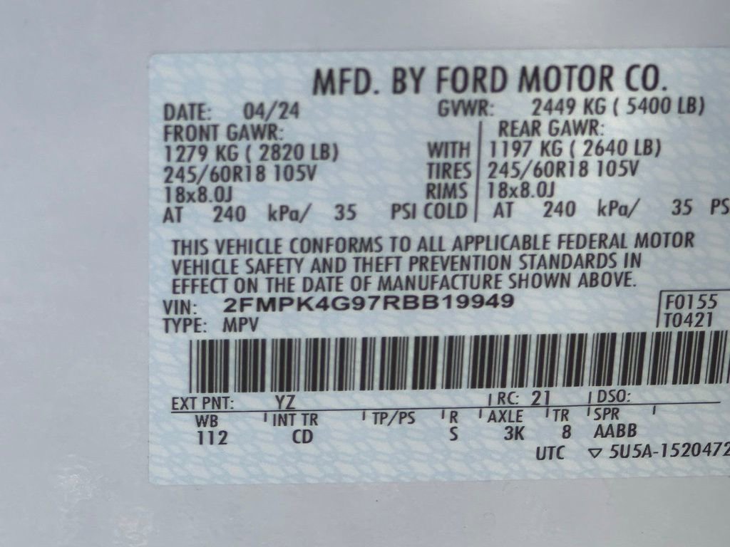 Used 2024 Ford Edge SE AWD/4WD image 43