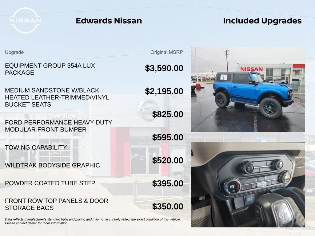 Used 2021 Ford Bronco Wildtrak AWD/4WD image 7