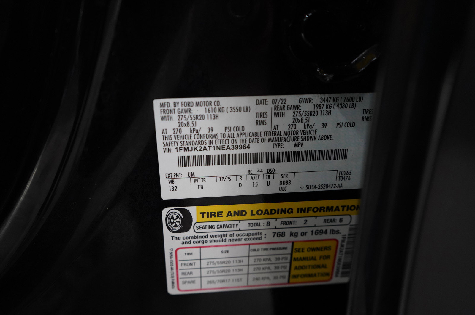 Used 2022 Ford Expedition Max Limited image 24