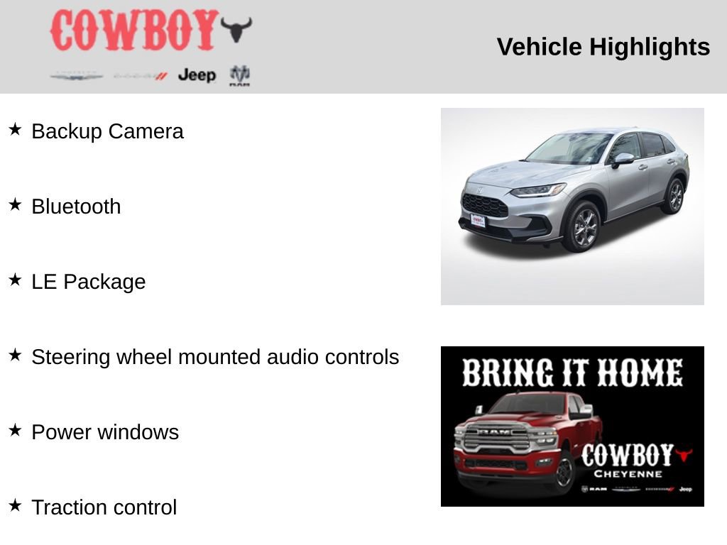 Used 2026 Honda HR-V LX image 2