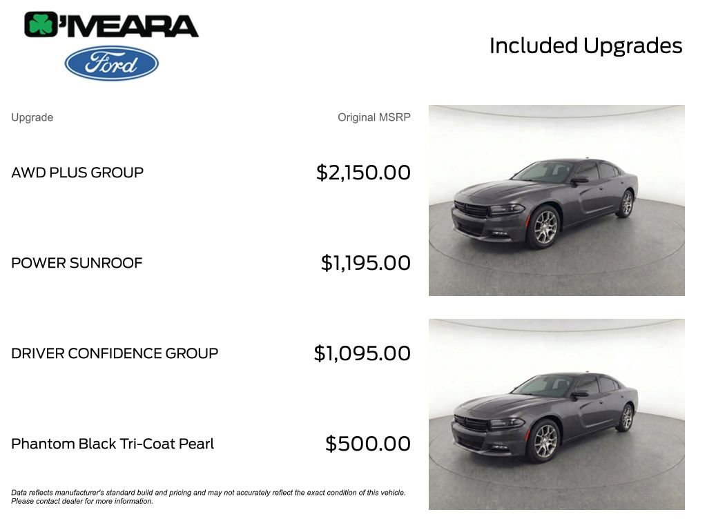 Used 2015 Dodge Charger SXT w/ AWD Plus Group image 4